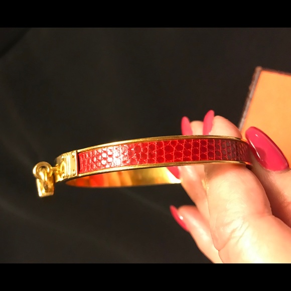 A69- 💯 % Authentic Hermès Kelly Bracelt - Picture 4 of 15